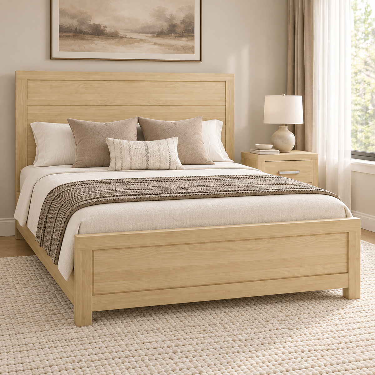 Aurelia - Bedroom Set - Natural Finish