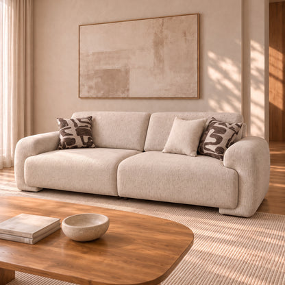 Celine - Sofa - Beige Fabric