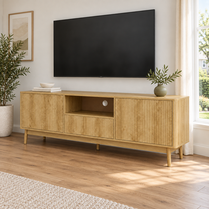 Liam - TV Stand - Walnut - 72 in