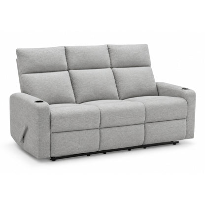 Théo - Sofa Inclinable - Gris Pâle
