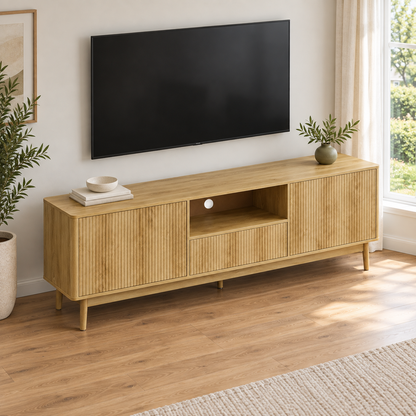 Liam - TV Stand - Walnut - 72 in
