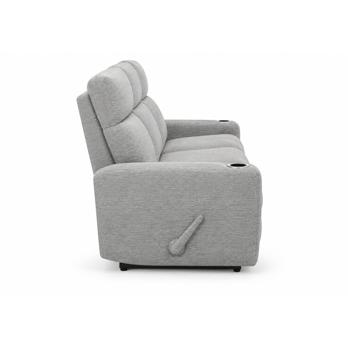 Théo - Sofa Inclinable - Gris Pâle