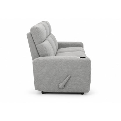 Théo - Sofa Inclinable - Gris Pâle