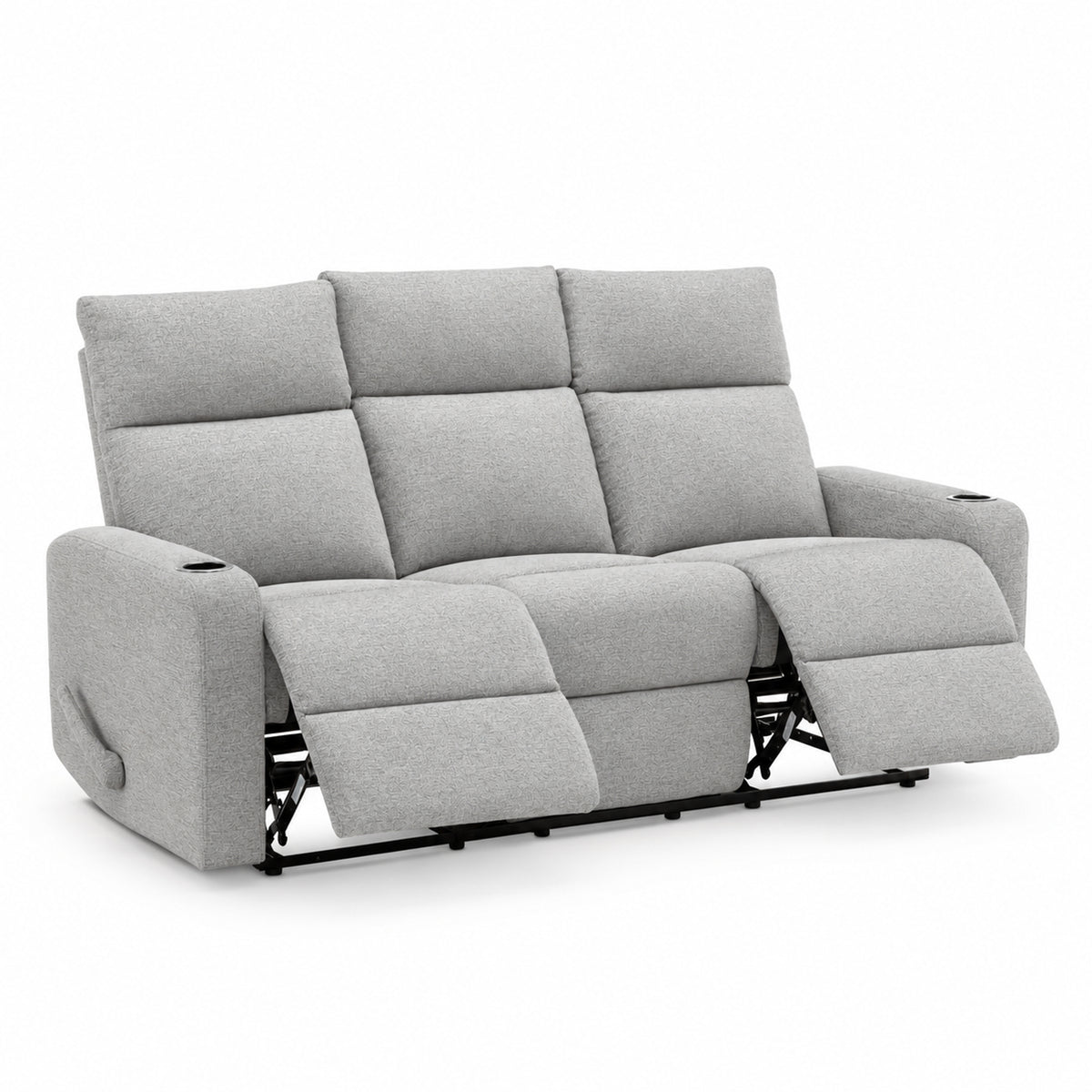 Théo - Sofa Inclinable - Gris Pâle
