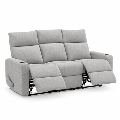 Théo - Sofa Inclinable - Gris Pâle