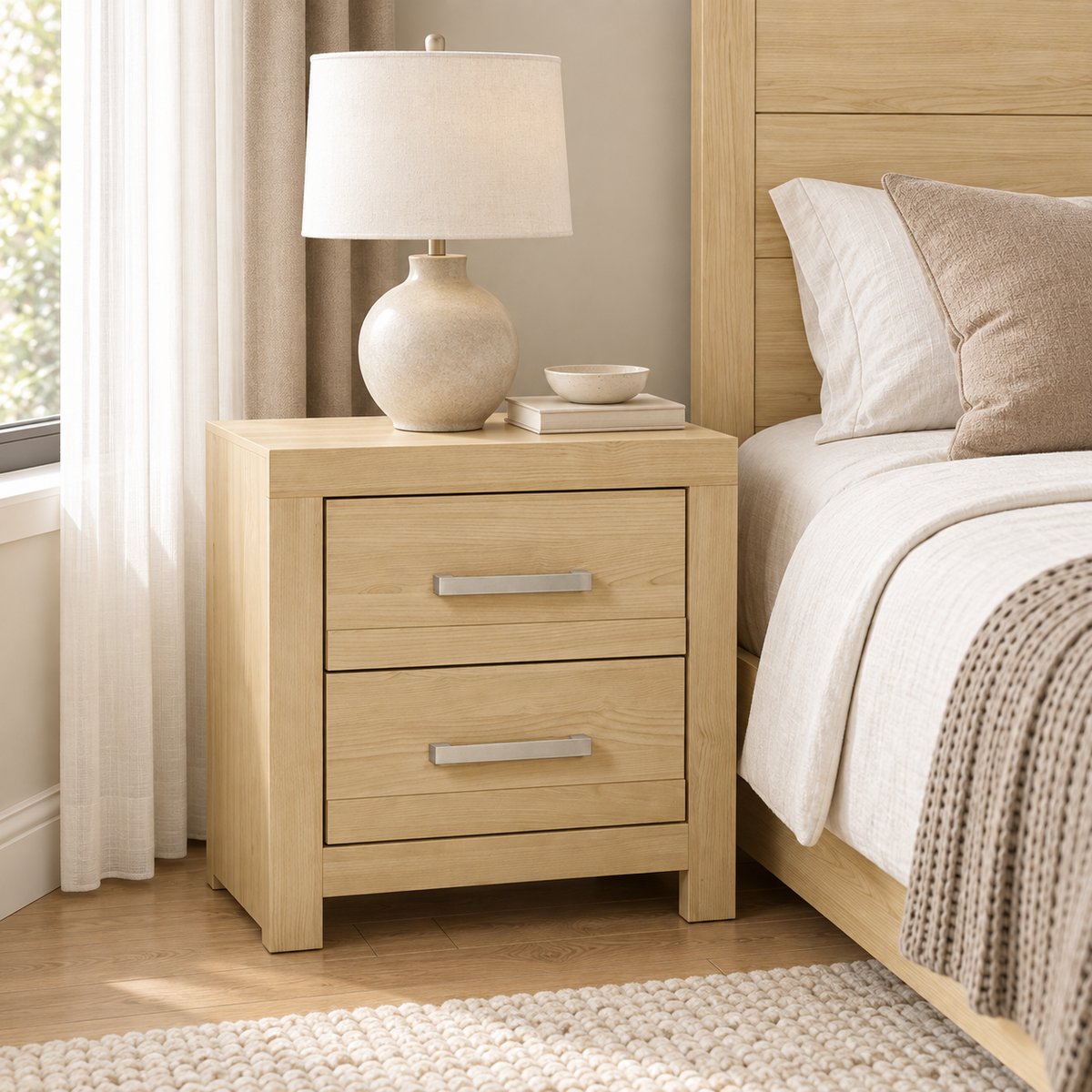 Aurelia - Bedroom Set - Natural Finish