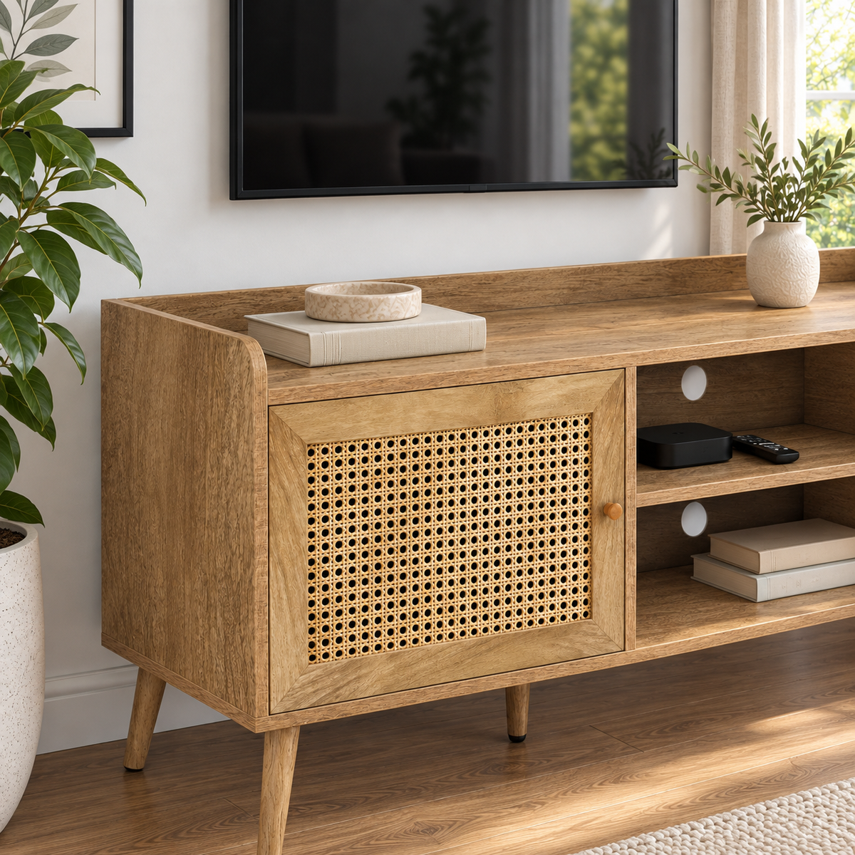 Garrett - Meuble de TV - Noyer - 72 po