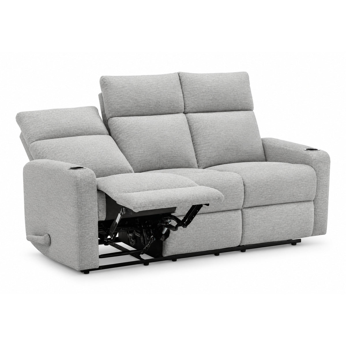 Théo - Sofa Inclinable - Gris Pâle