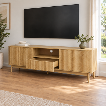 Liam - TV Stand - Walnut - 72 in
