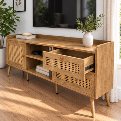 Garrett - Meuble de TV - Noyer - 72 po