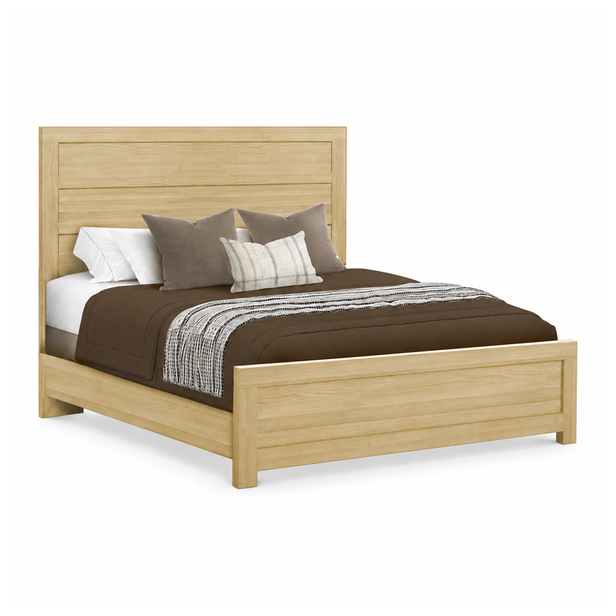 Aurelia - Queen Bed - Natural Finish