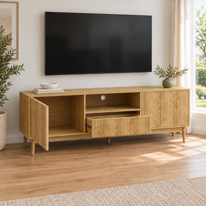 Liam - TV Stand - Walnut - 72 in