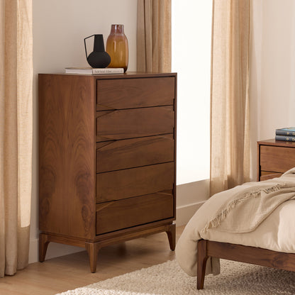 Napoli - 5-Drawer Chest - Walnut