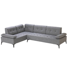 Sectional Sofa - Slimi - Dark Gray Fabric