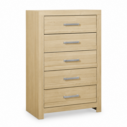 Aurelia - 5-Drawer Chest - Natural Finish