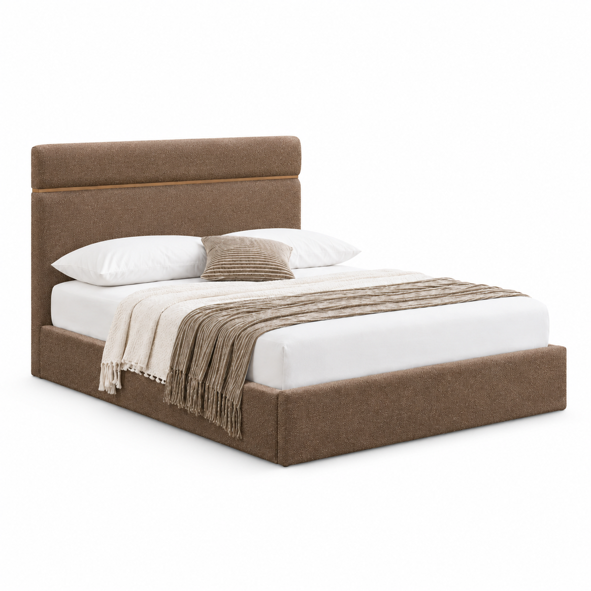 Aniza - Full Bed with Drawer - Brown