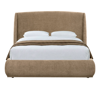 Ursula - Lit King - Beige foncé