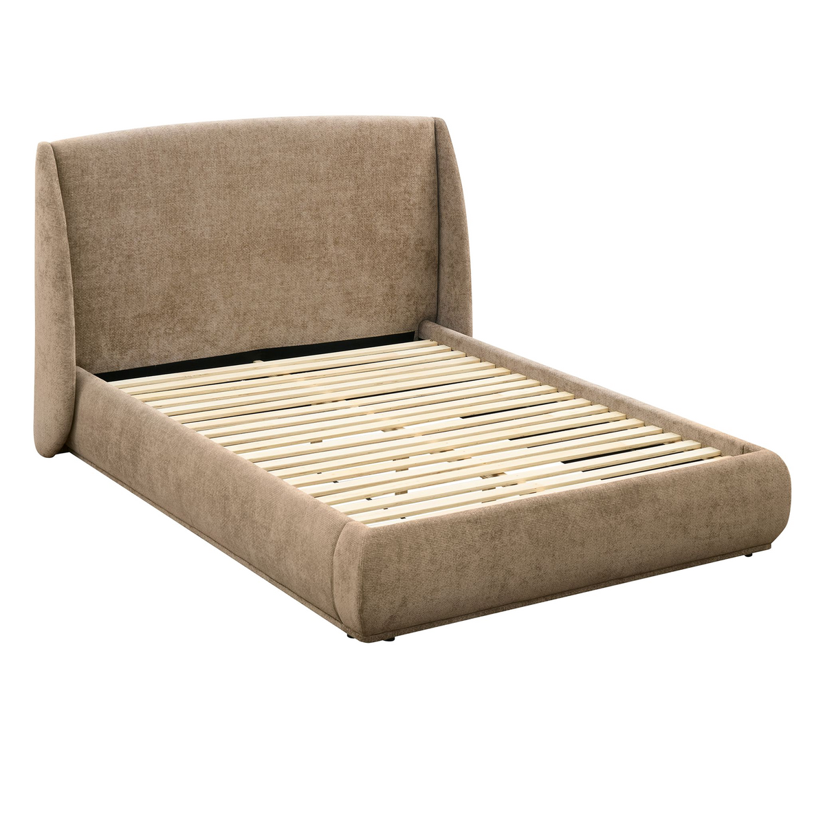 Ursula - Lit King - Beige foncé