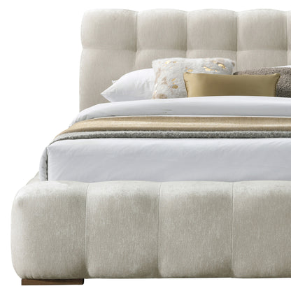 Pasha - Queen Bed - Beige