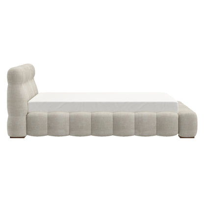 Pasha - Queen Bed - Beige
