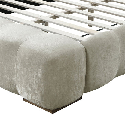 Pasha - Queen Bed - Beige