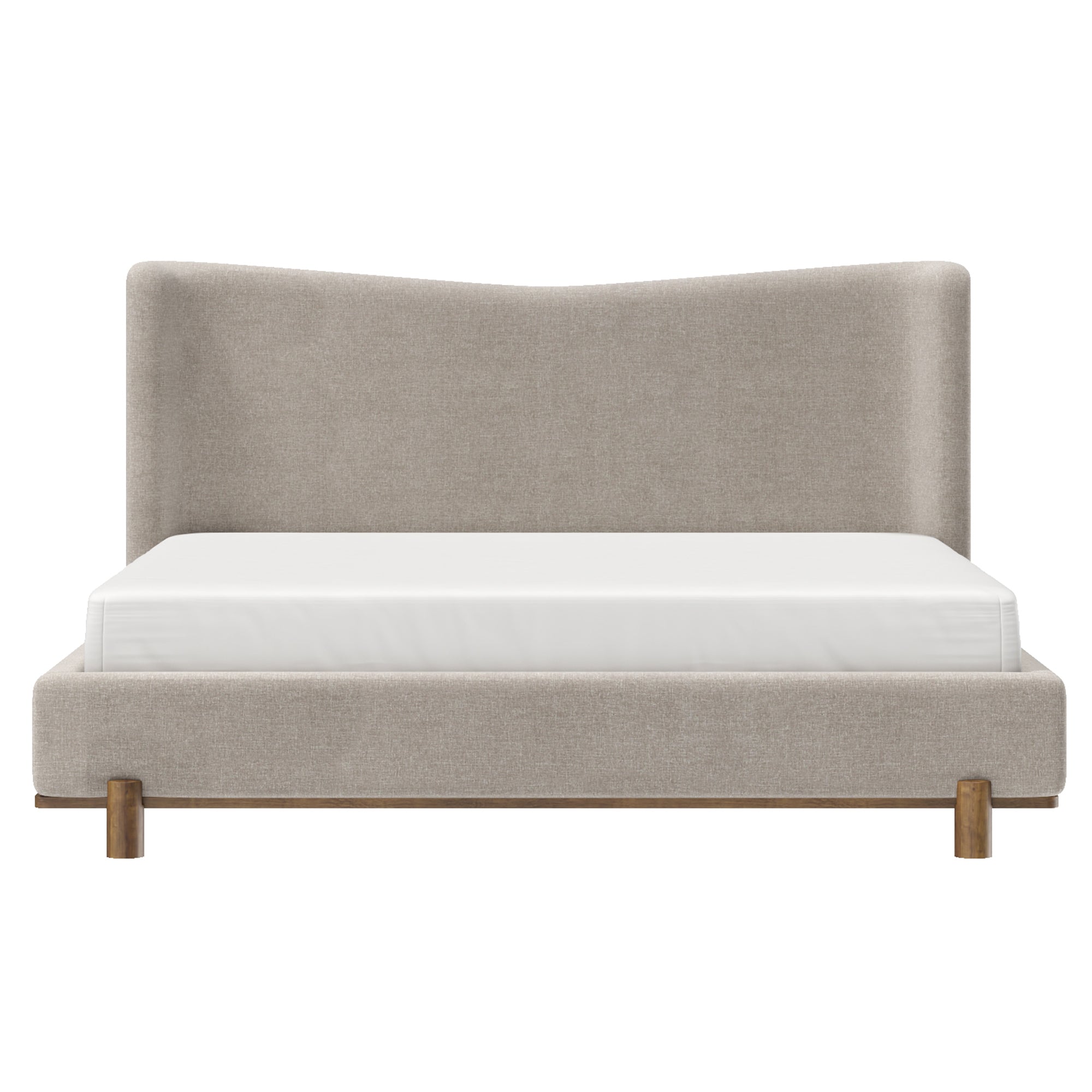 Isadora - Queen Bed - Dark Beige