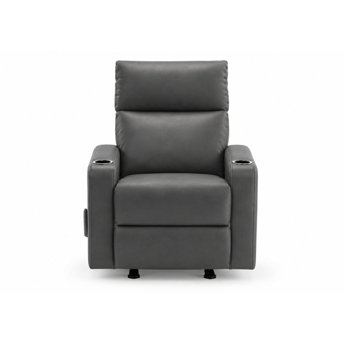 Théo - Recliner - Grey PU Leather