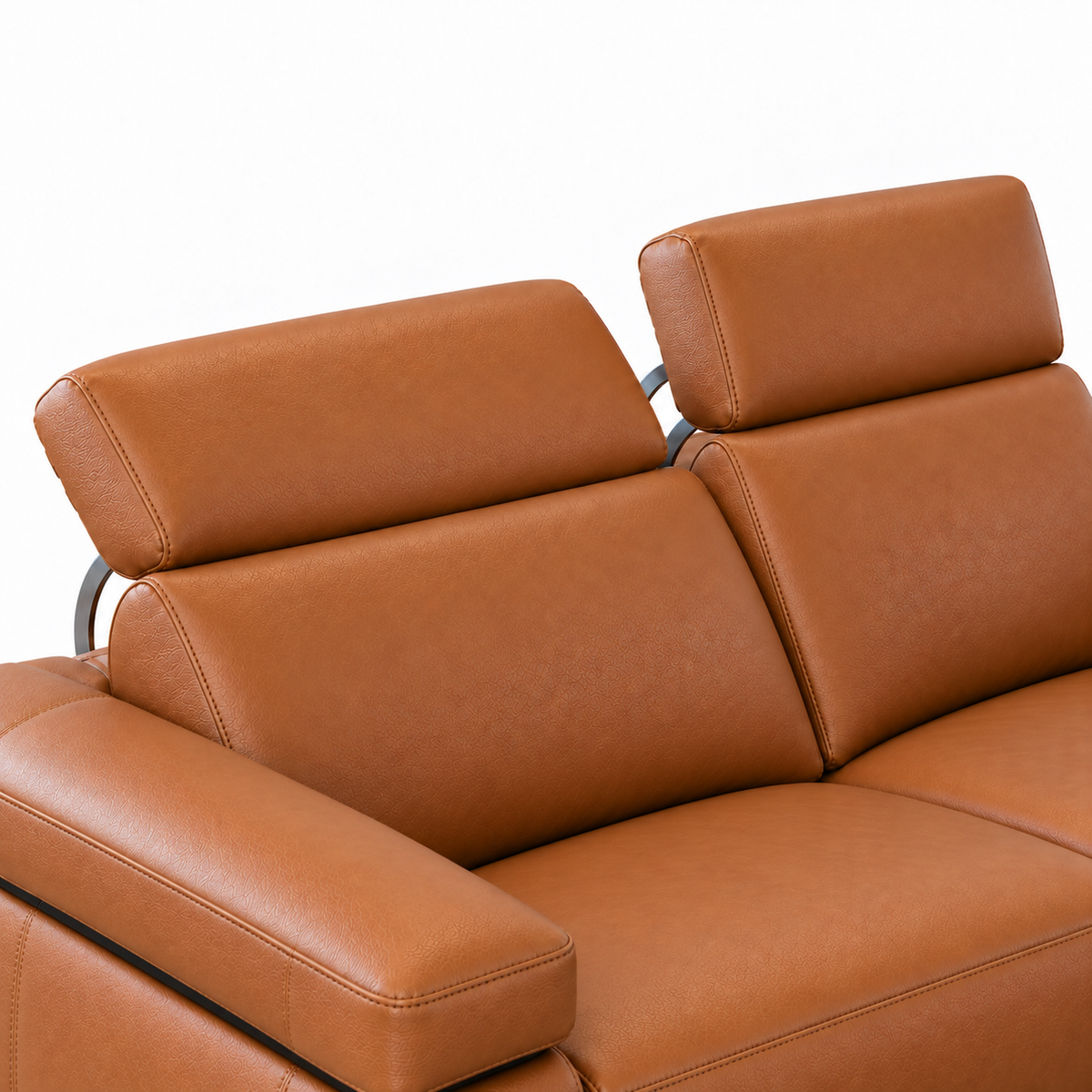 Levanto - Power Reclining Condo Sofa - Genuine Cognac Leather
