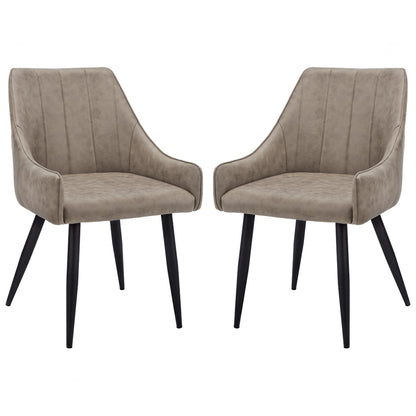 Vera - Dining Chair - Taupe Fabric