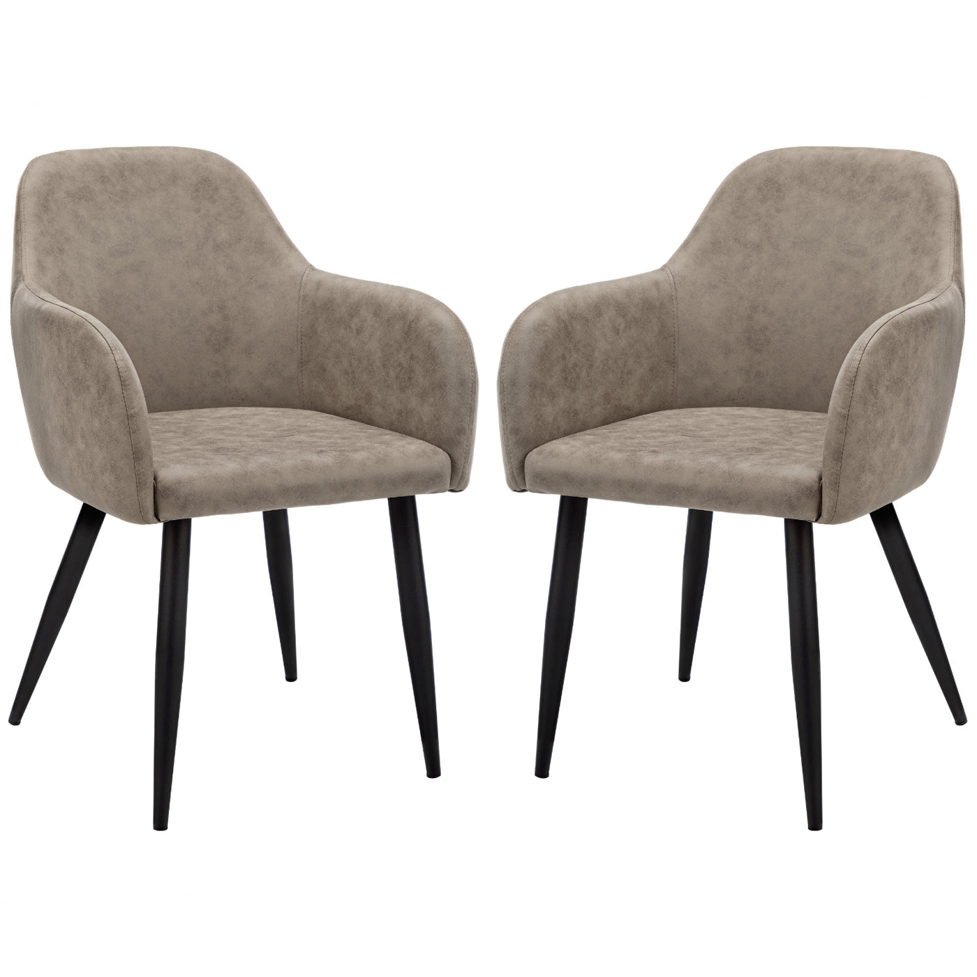 Lena - Dining Chair - Taupe Fabric