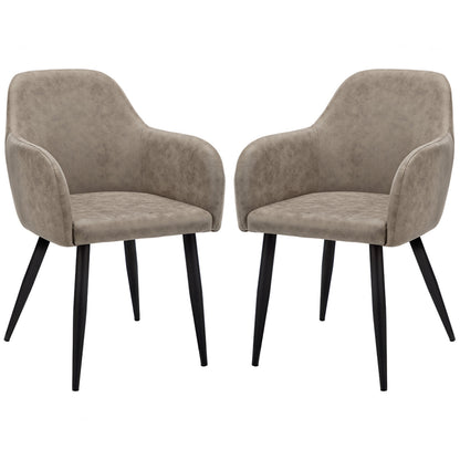 Lena - Dining Chair - Taupe Fabric