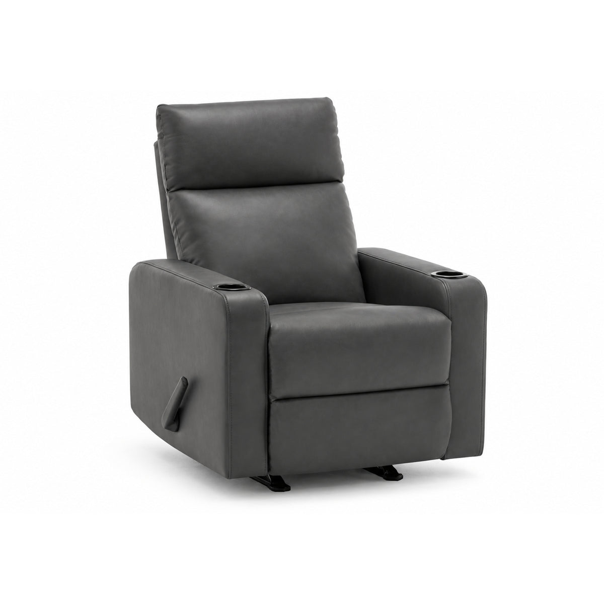 Théo - Recliner - Grey PU Leather