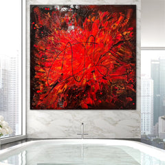 Artwork on Acrylic Gallery Canvas - 40 H x 40 W in Glossy - Jonart