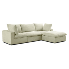Modular Sectional Sofa - Cozy - Beige Light Fabric