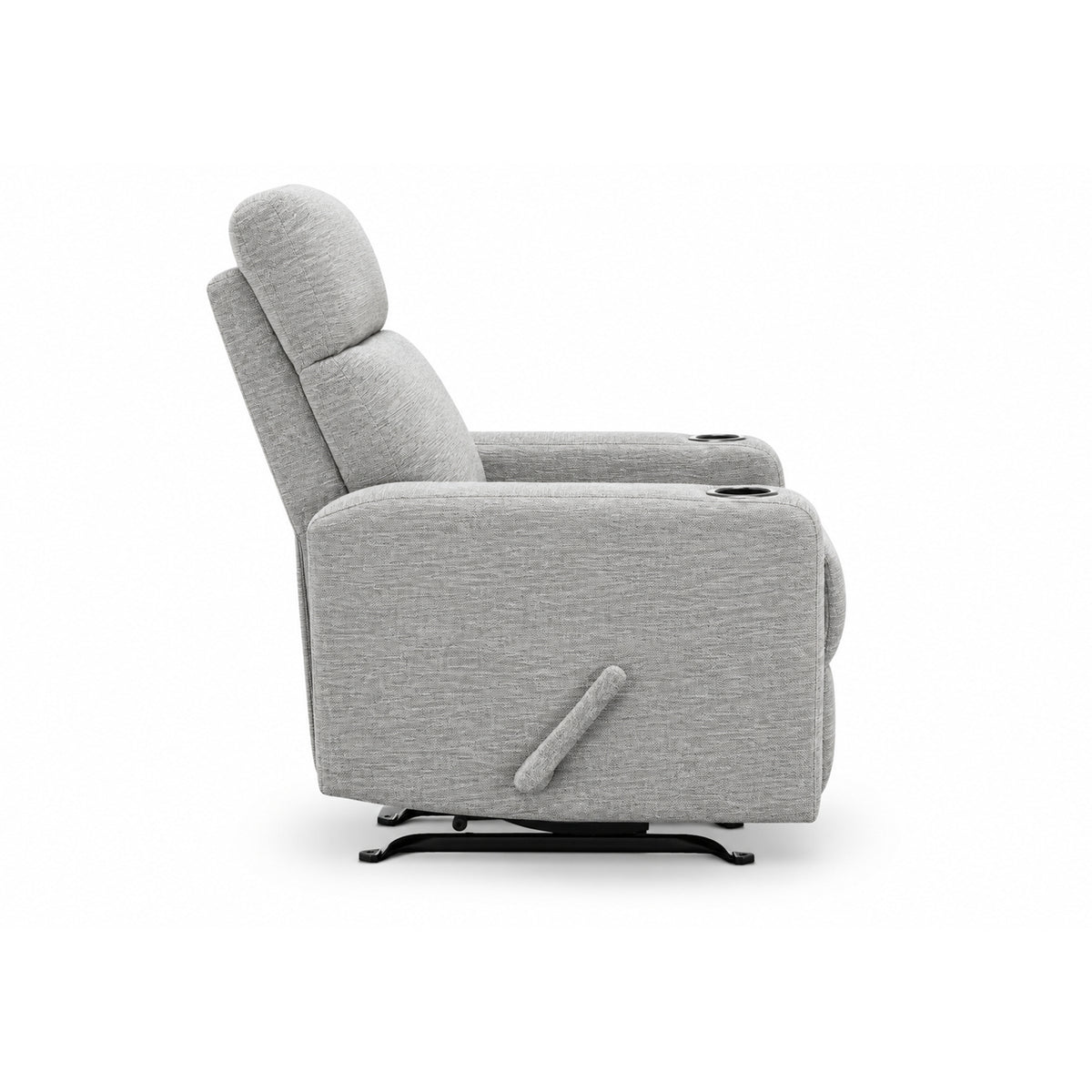 Théo - Fauteuil Inclinable - Gris Pâle