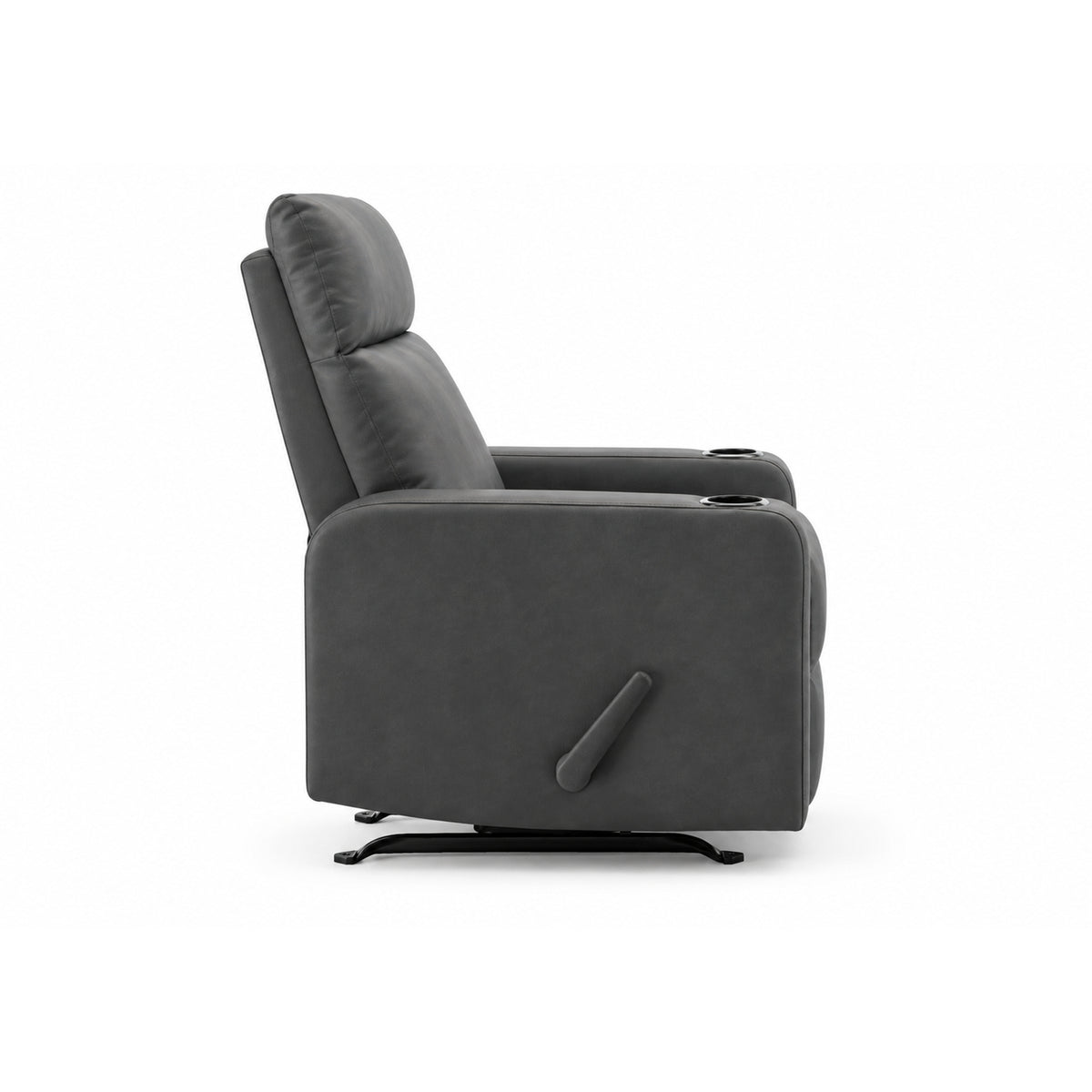 Théo - Recliner - Grey PU Leather