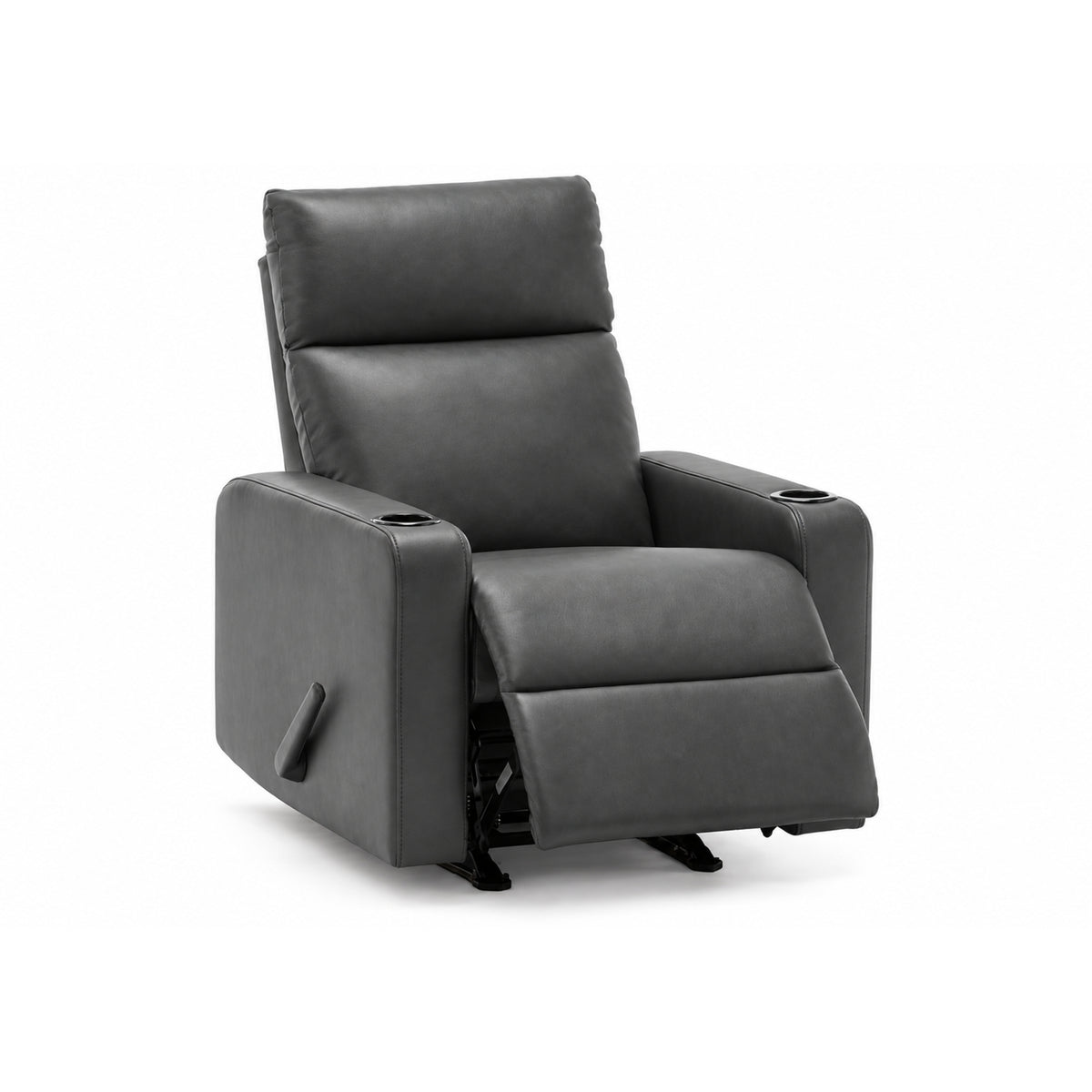 Théo - Recliner - Grey PU Leather