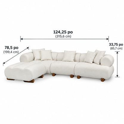 Kenan - Modular Sectional - Cream