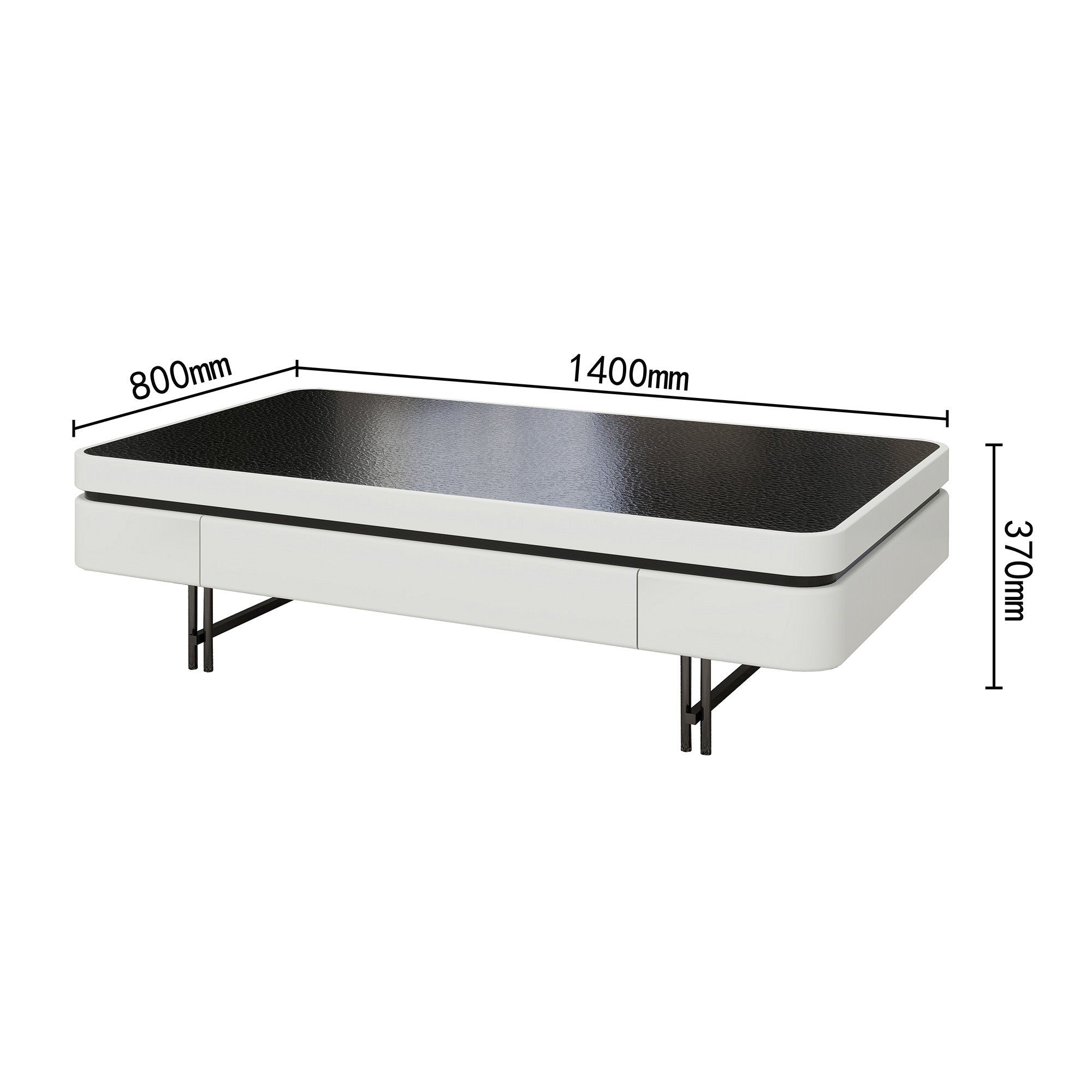 Bram - Coffee Table - White