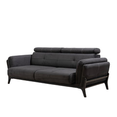 Sofa 3 Places - Relax - Tissu Anthracite