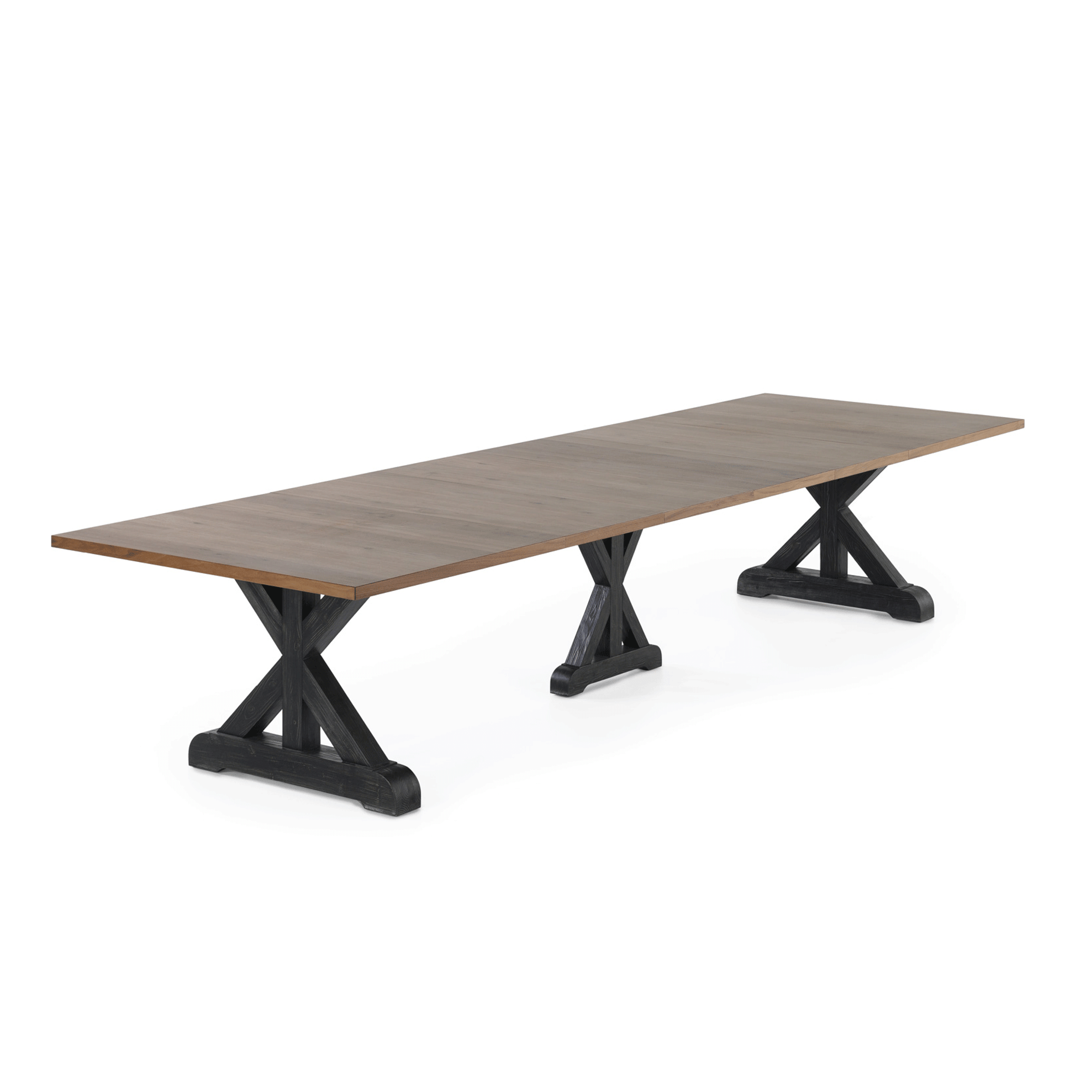 Transformer - Gather Dining Table - French Chestnut Patina Black