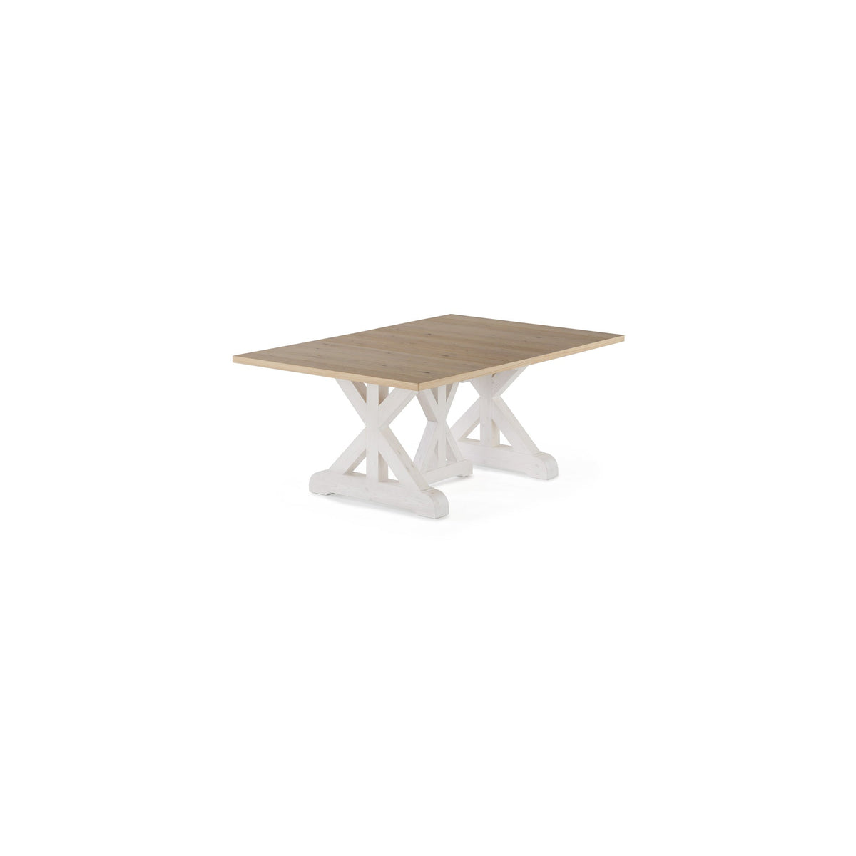 Transformer - Gather Dining Table - Belgian Oak / Patina White