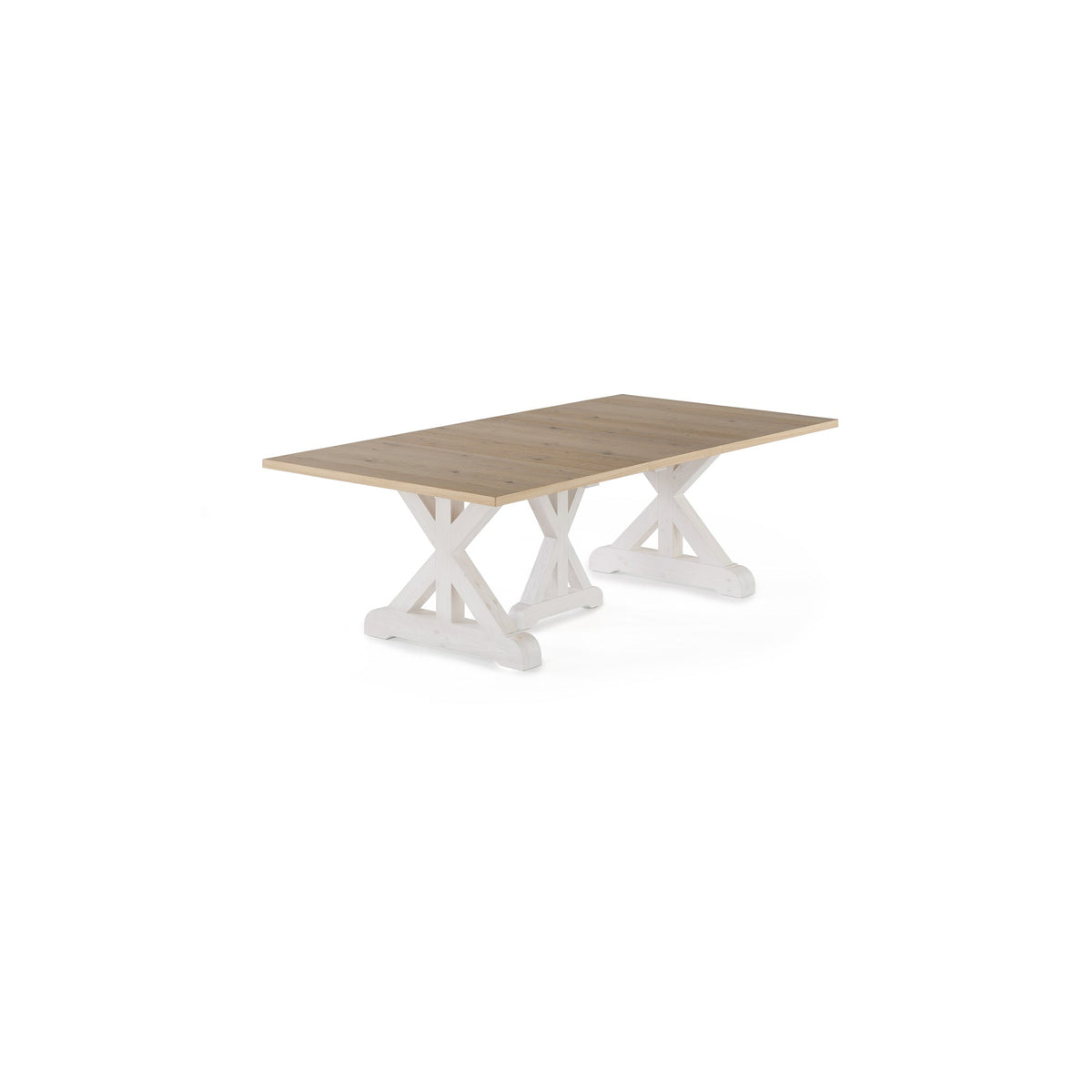 Transformer - Gather Dining Table - Belgian Oak / Patina White