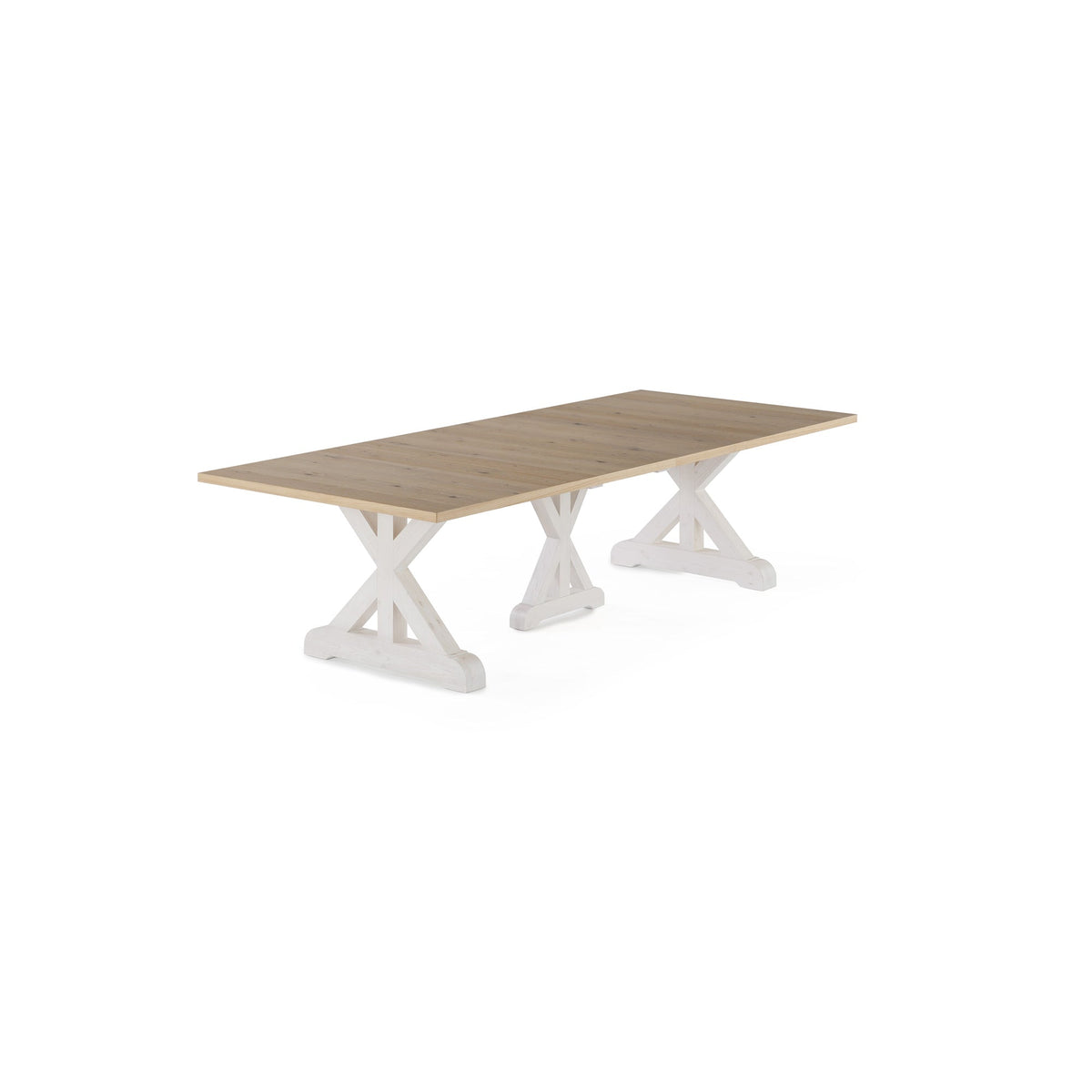 Transformer - Gather Dining Table - Belgian Oak / Patina White