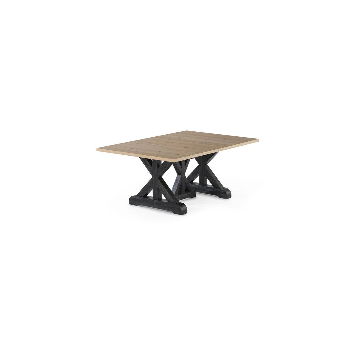 Transformer - Gather Dining Table - Belgian Oak / Patina Black