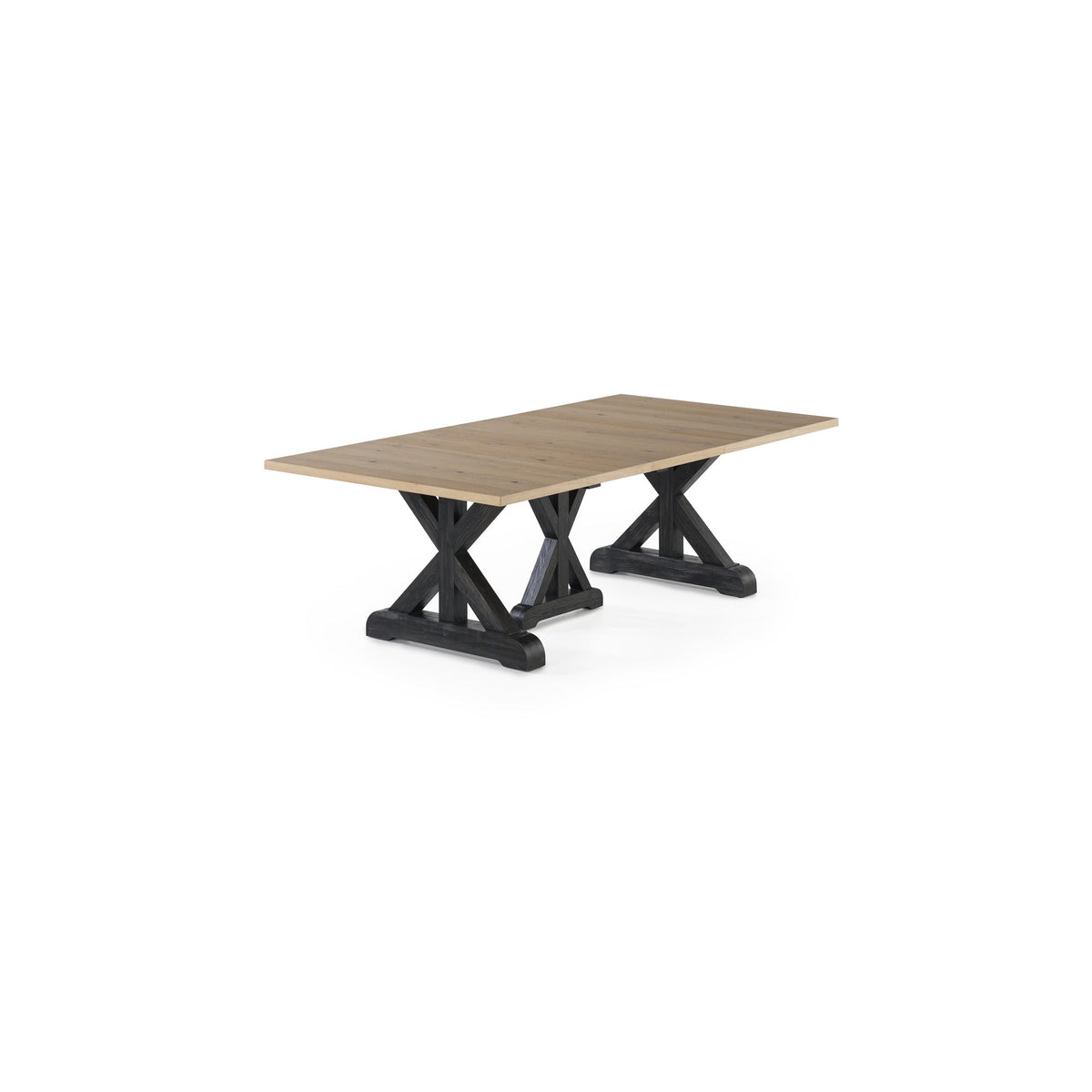 Transformer - Gather Dining Table - Belgian Oak / Patina Black