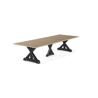 Transformer - Gather Dining Table - Belgian Oak / Patina Black