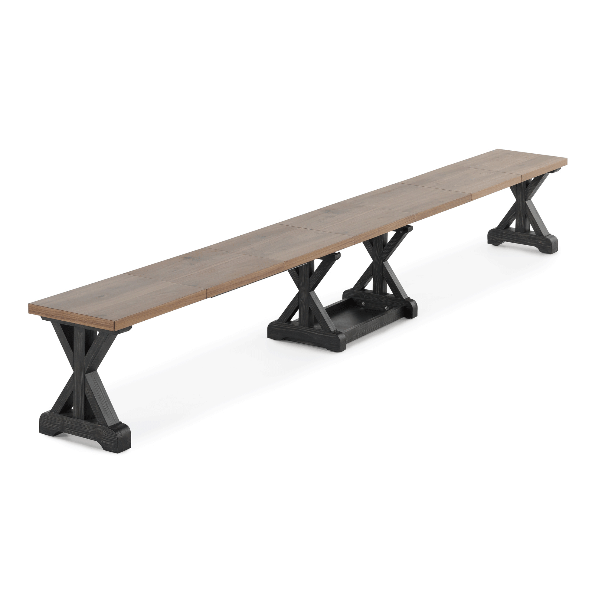 Transformer - Gather Bench - French Chestnut / Patina Black