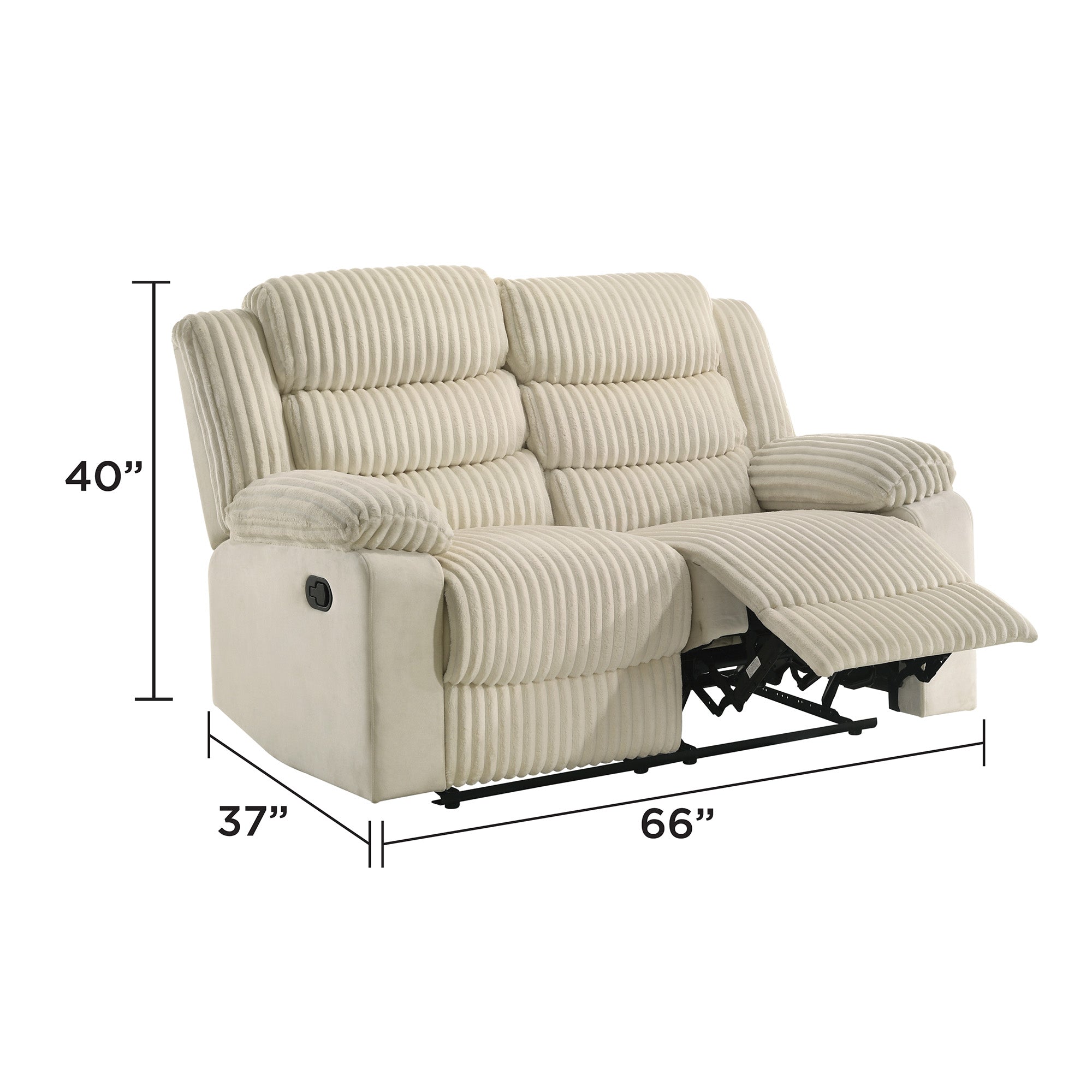 Bellanca - Causeuse Inclinable - Beige