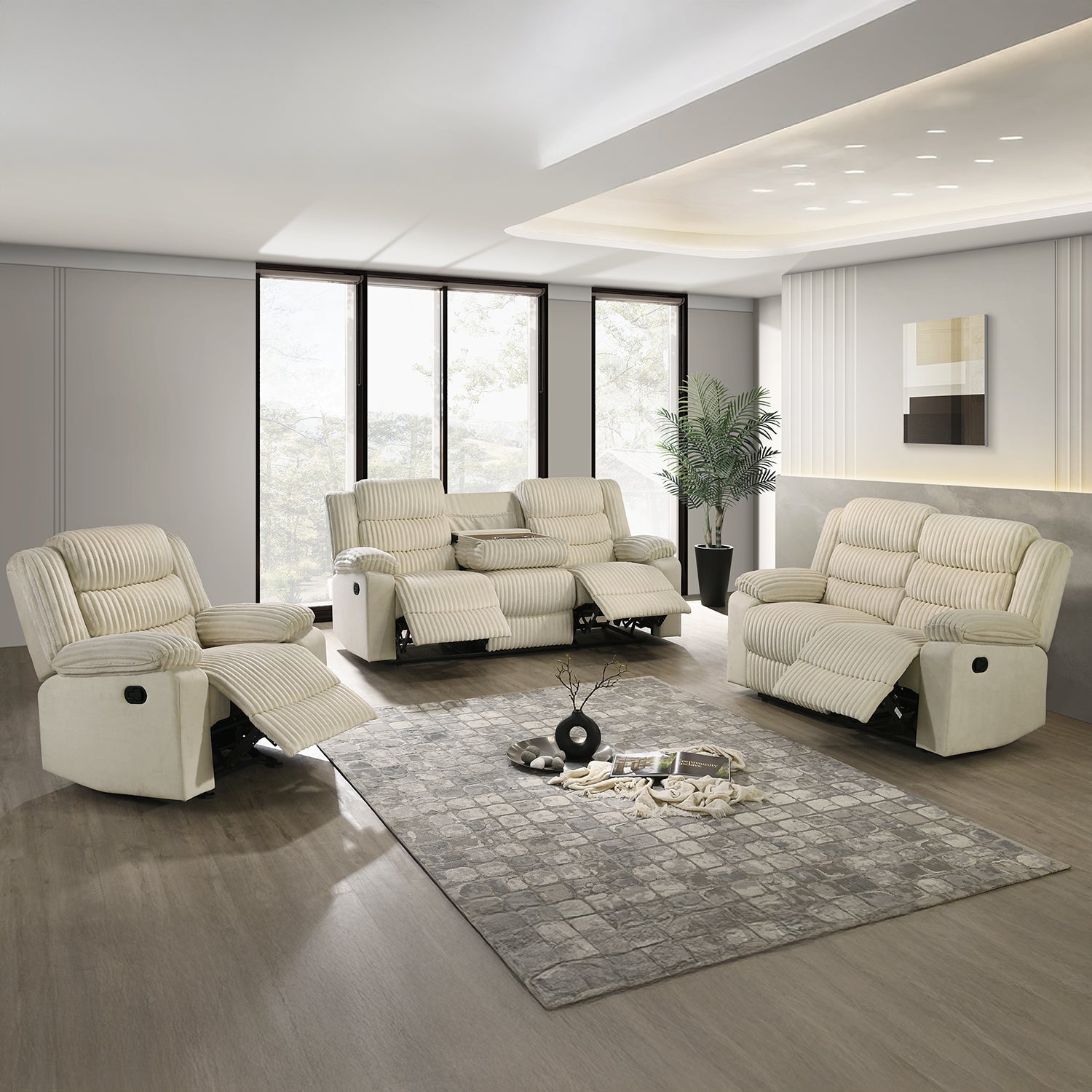 Bellanca - Fauteuil Inclinable - Beige